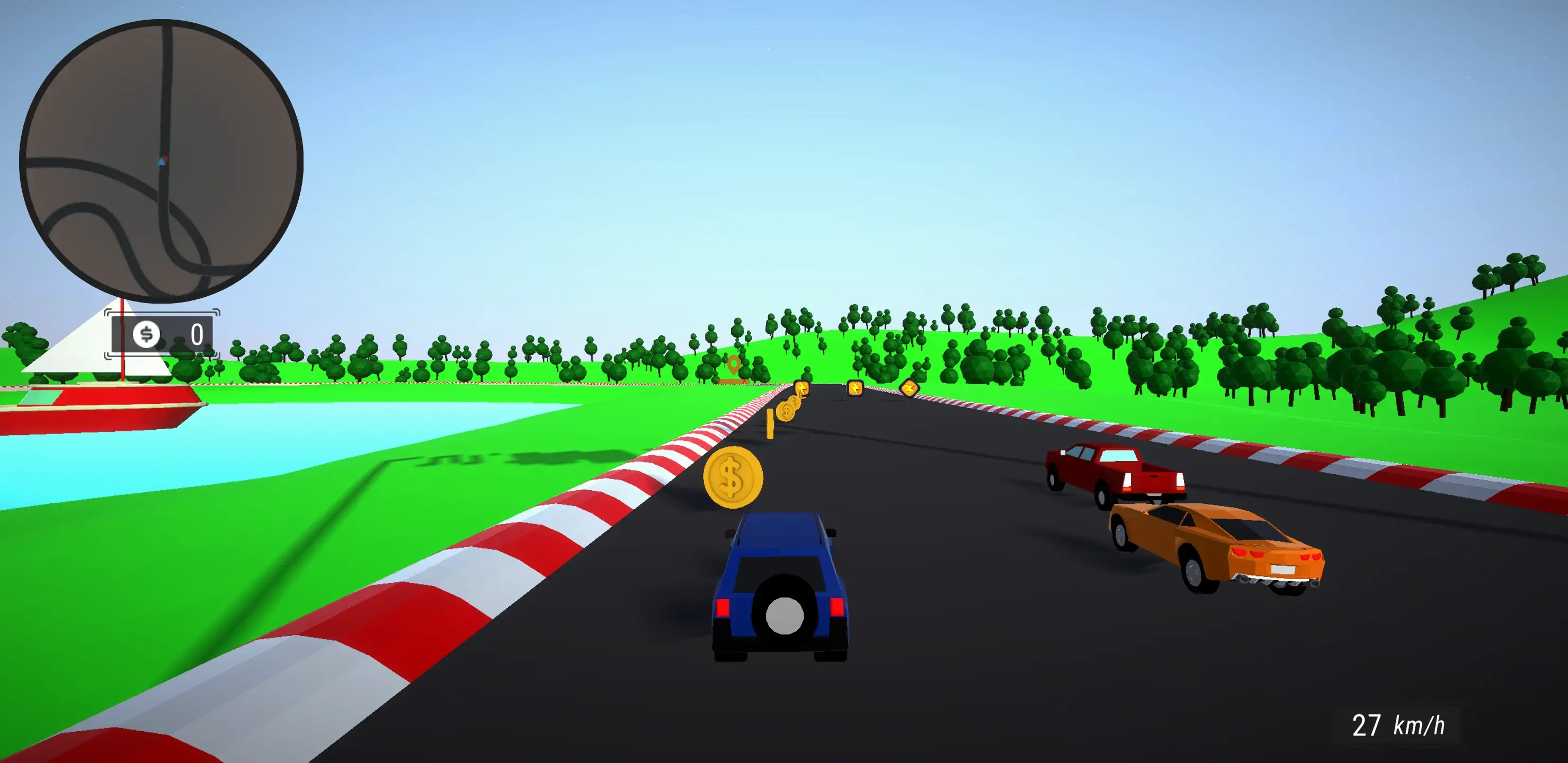 Race a pack of wildly mismatched cars