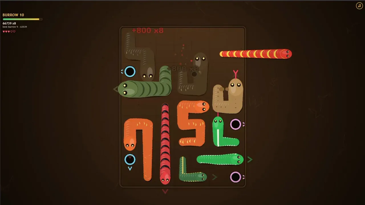 A clear lane slithers away and scores