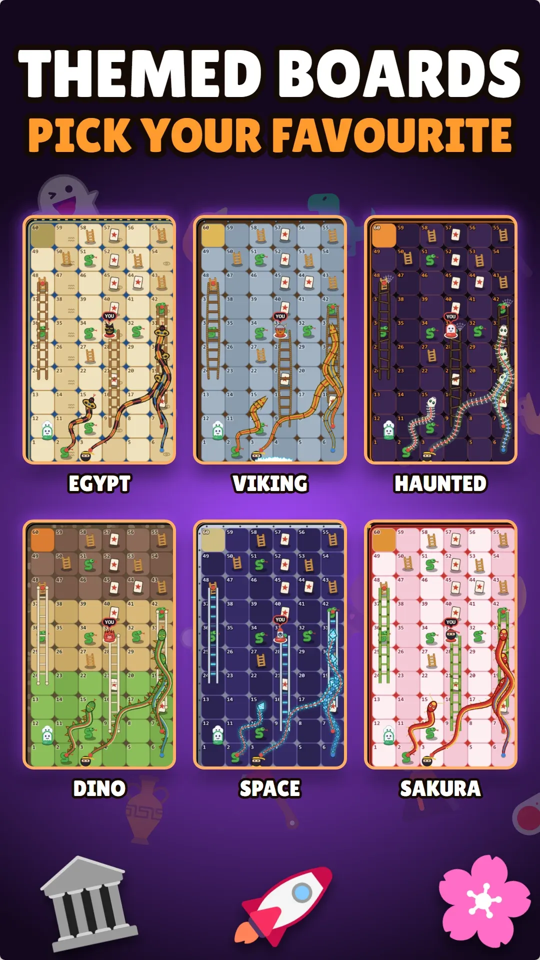 Pick your favourite themed board